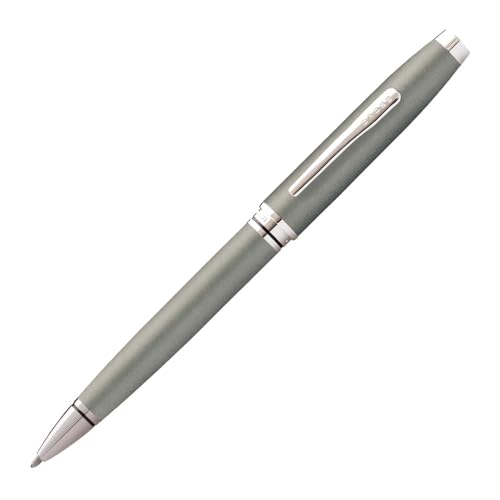 Cross Coventry Kugelschreiber (Strichstärke M, schwarz, dokumentenecht, inklusive Premium Geschenkverpackung) Gunmetal Gray mit verchromten Applikationen von Cross