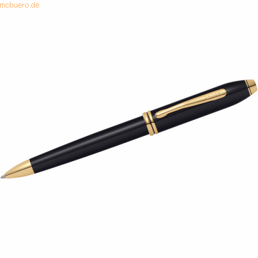 Cross Drehkugelschreiber Townsend Schwarz-Lack 23 K goldplattierten Be Cross Drehkugelschreiber Townsend Schwarz-Lack 23 K goldplattierten Be von Cross