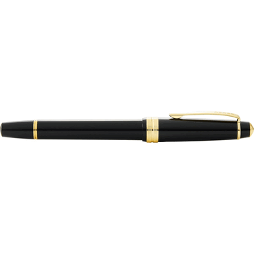 Cross Füllfederhalter Bailey Light Schwarz/Gold, Kunststoff, M-Feder von Cross
