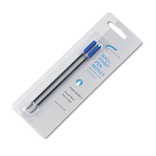 Cross amp;reg; Nachfüllmine Kugelschreiber, breit, blaue Tinte, 2 Stück Cross amp;reg; Nachfüllmine Kugelschreiber, breit, blaue Tinte, 2 Stück von Cross