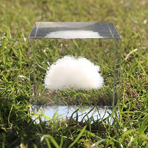 3D-Wolken-Kristallwürfel, Raumdekoration, K9, Glas, Briefbeschwerer, Feng Shui, Ornamente, Gravur, für Zuhause, 6 x 6 cm von Crrezhai