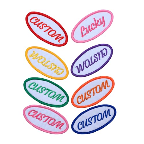 2 Stück personalisierte Sticknamen-Patches, personalisierte abnehmbare taktische Patches mit Haken und Schleife, bestickte taktische Tags für Rucksackwestenjacken von Crrpatch