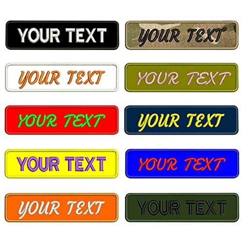 Benutzerdefinierte Stickerei Name Patch, personalisierte Abzeichen für Militärlokomotiven, Aufbügeln auf Motorrad Patch für Westen Jacken und Rucksäcke Rückseite zum Aufbügeln von Crrpatch