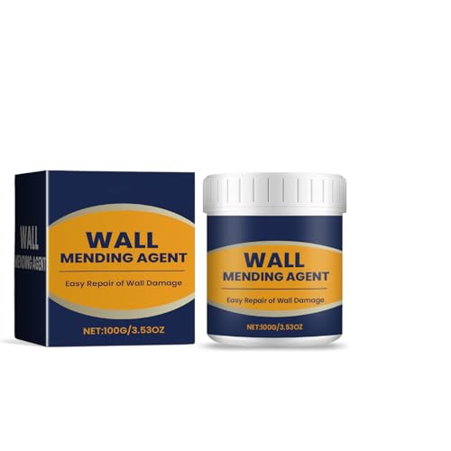 Wandreparatur-Paste (100g) – Schnell Trocknende Spachtelmasse Für Risse, Löcher & Schäden in Wänden & Decken – Inkl. Spachtel – Einfache Anwendung, Langlebige Lösung Für Trockene Wände, E von Crsetmyth