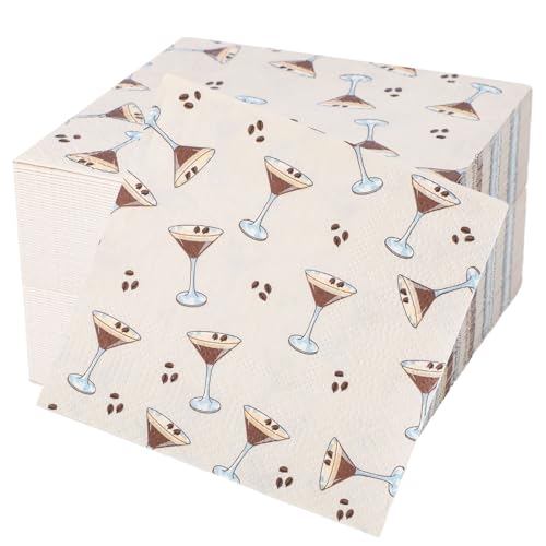 Crtiin 50 Stück Espresso Martini Party Supplies a Tini Bit Older Servietten Love is Brewing Decors Martini Geburtstag Party Dekor Bachelorette Einweg-Papierservietten für Bar Brautparty Crtiin 50 Stück Espresso Martini Party Supplies a Tini Bit Older Servietten Love is Brewing Decors Martini Geburtstag Party Dekor Bachelorette Einweg-Papierservietten für Bar Brautparty von Crtiin