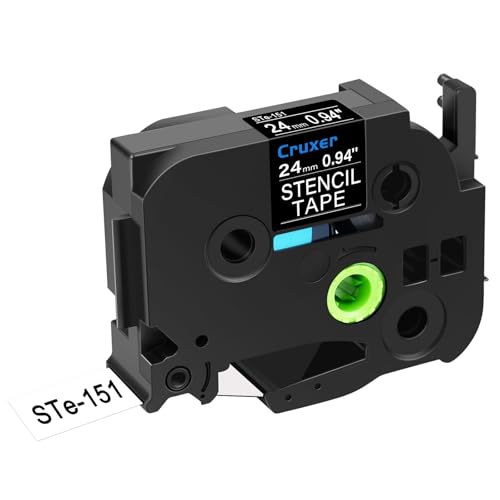 Cruxer 20er-Packung Ersatz für P-touch STe-151 ST-151 STe151 Elektrochemisches Ätzetiketten-Schablonen-Metallband 24 mm 0,94 Zoll 3M für Ptouch PT-D600 E500 E550W H500LI P700 P750W P750WVP Drucker Cruxer 20er-Packung Ersatz für P-touch STe-151 ST-151 STe151 Elektrochemisches Ätzetiketten-Schablonen-Metallband 24 mm 0,94 Zoll 3M für Ptouch PT-D600 E500 E550W H500LI P700 P750W P750WVP Drucker von Cruxer