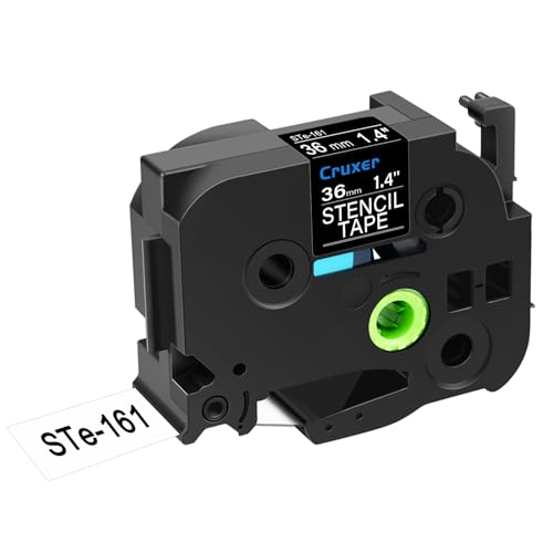 Cruxer 20er-Packung Ersatz für P-touch STe-161 ST-161 STe161 Elektrochemisches Ätzetiketten-Schablonen-Metallband 36 mm 1,4 Zoll 3M für Ptouch PT530 550 9200pc 9200dx 9400 9500pc 9600 9700PC Drucker Cruxer 20er-Packung Ersatz für P-touch STe-161 ST-161 STe161 Elektrochemisches Ätzetiketten-Schablonen-Metallband 36 mm 1,4 Zoll 3M für Ptouch PT530 550 9200pc 9200dx 9400 9500pc 9600 9700PC Drucker von Cruxer