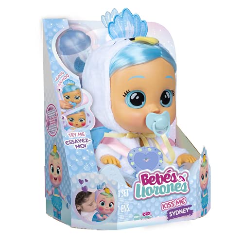 Cry Babies Kiss ME Sydney der weiße Pfau | Interaktive Puppe weint echte Tränen und Rötungen mit Haaren und Kleidung - Funktionelle Spielzeugpuppe für Kinder ab 2 Jahren Cry Babies Kiss ME Sydney der weiße Pfau | Interaktive Puppe weint echte Tränen und Rötungen mit Haaren und Kleidung - Funktionelle Spielzeugpuppe für Kinder ab 2 Jahren von Cry Babies
