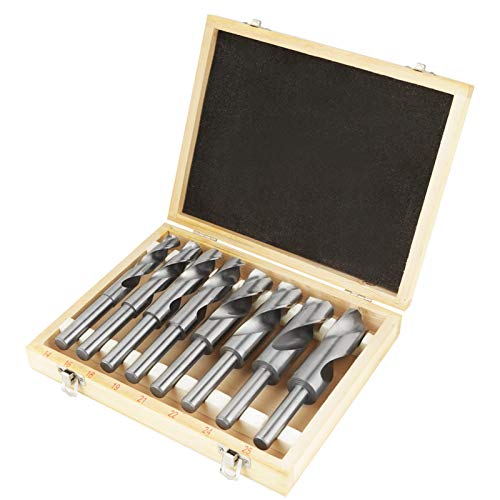 Bohrbit mit 8 Verschiedenen Größen und Indexierten Speichergehäuse, TwistBohrer mit Hohem Kohlenstoffstahl für Metall, Holz, Kunststoff, Bohrbits -Kit für Tischler, von Cryfokt