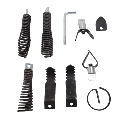 Cryfokt 8-teilige Rohrreinigungsspirale, Bohraufsatz, Schneckenbohrer für 5/16 Zoll und 3/4 Zoll Kabelreinigungs-Ersatzteile mit Fräser und Schneckensatz, Kompatibel mit Cryfokt 8-teilige Rohrreinigungsspirale, Bohraufsatz, Schneckenbohrer für 5/16 Zoll und 3/4 Zoll Kabelreinigungs-Ersatzteile mit Fräser und Schneckensatz, Kompatibel mit von Cryfokt