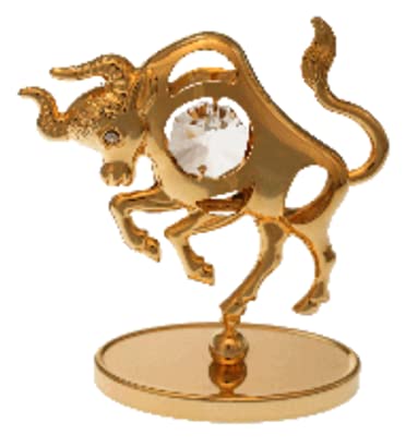 Crystal Temptations 4485 Sternzeichen Tierkreiszeichen Stier Taurus stehend 75 x 70 mm Gold Plated Swarovsky Spectra Crystal 24 Karat Echtgold Auflage anlaufgeschützte Miniatur Crystal Temptations 4485 Sternzeichen Tierkreiszeichen Stier Taurus stehend 75 x 70 mm Gold Plated Swarovsky Spectra Crystal 24 Karat Echtgold Auflage anlaufgeschützte Miniatur von Crystal Temptations