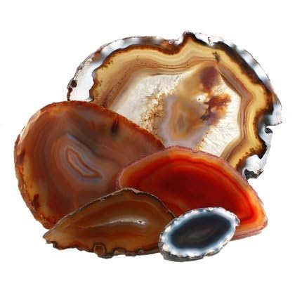 Achatscheibe, natürlich, Mini (20 x 40 mm) von CrystalAge