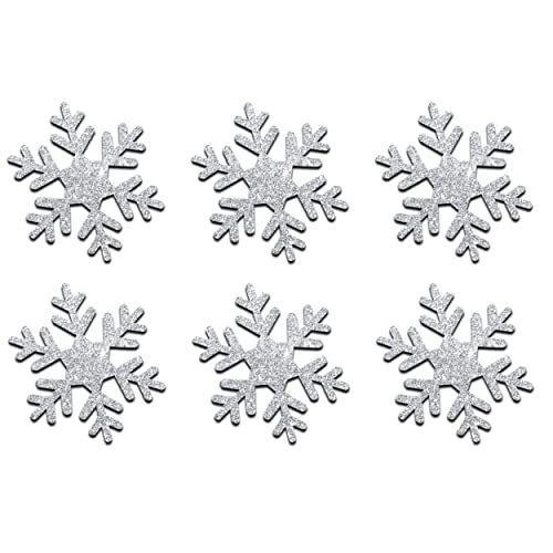 Crystal Rus Silber Glitzer-Schneeflocken zum Aufbügeln | 15 STK. | 50 mm Schneeflocken Bügelbilder für Textilien | Aufnäher zum Aufbügeln Crystal Rus Silber Glitzer-Schneeflocken zum Aufbügeln | 15 STK. | 50 mm Schneeflocken Bügelbilder für Textilien | Aufnäher zum Aufbügeln von CrystalsRus