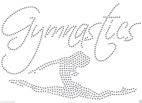 CrystalsRus Bügelbild für T-Shirts mit Strasssteinen, transparent, Gymnastik, zum Aufbügeln CrystalsRus Bügelbild für T-Shirts mit Strasssteinen, transparent, Gymnastik, zum Aufbügeln von CrystalsRus