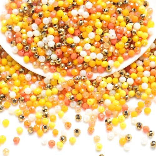200 Stück 6 mm mehrfarbige facettierte Kristall-Briolette-Glasperlen für Schmuckherstellung, Rondelle-Abstandshalter mit Loch 200 Stück 6 mm mehrfarbige facettierte Kristall-Briolette-Glasperlen für Schmuckherstellung, Rondelle-Abstandshalter mit Loch von CrzBeadss
