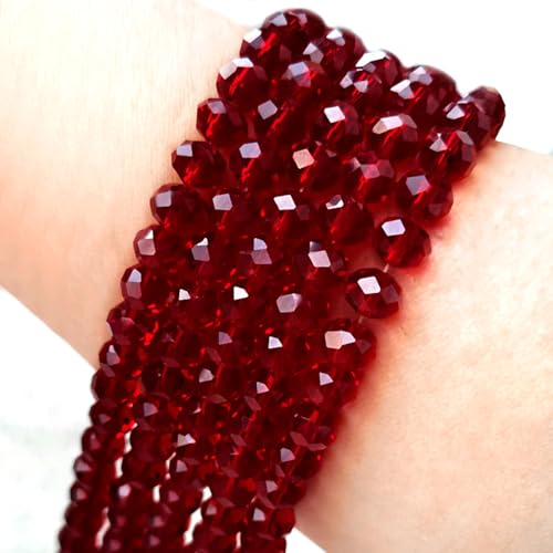 CrzBeadss Briolette-Glas-Kristallperlen zur Schmuckherstellung, 8 mm, facettierte Kristallperlen für Armbänder, Glasabstandshalter zum Basteln, für Halsketten, Ohrringe, Weinanhänger, Sonnenfänger, CrzBeadss Briolette-Glas-Kristallperlen zur Schmuckherstellung, 8 mm, facettierte Kristallperlen für Armbänder, Glasabstandshalter zum Basteln, für Halsketten, Ohrringe, Weinanhänger, Sonnenfänger, von CrzBeadss