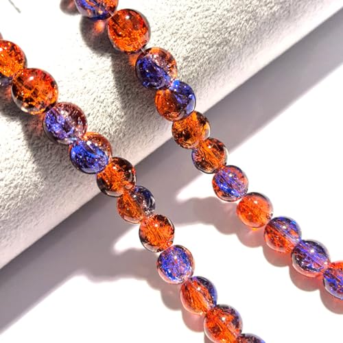 CrzBeadss Craquelé-Glasperlen, 8 mm, Kristallperlen für Schmuckherstellung, runde Abstandshalter, Craquelé-Glasperlen, Basteln, lose Perlen für DIY, Basteln, Ohrringe, Halsketten, Armbänder, Schmuck CrzBeadss Craquelé-Glasperlen, 8 mm, Kristallperlen für Schmuckherstellung, runde Abstandshalter, Craquelé-Glasperlen, Basteln, lose Perlen für DIY, Basteln, Ohrringe, Halsketten, Armbänder, Schmuck von CrzBeadss