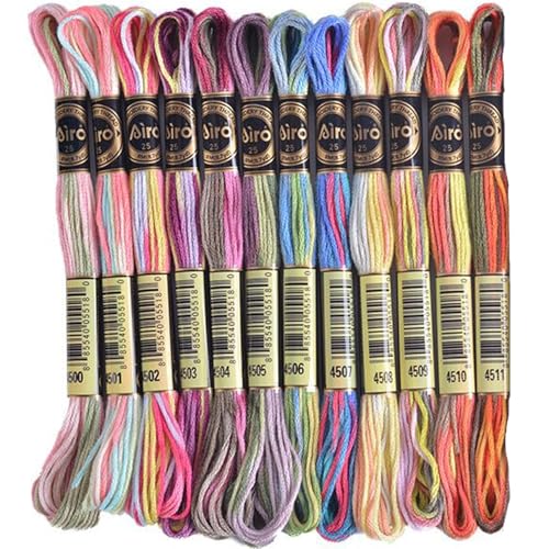 12 Stränge variierte Stickseide, magische Farbe Sechs Strangstickfäden, nicht vervollständigtes Zahnseide für Kreuzstich, Nadelpunkt 12 Stränge variierte Stickseide, magische Farbe Sechs Strangstickfäden, nicht vervollständigtes Zahnseide für Kreuzstich, Nadelpunkt von Csafyrt