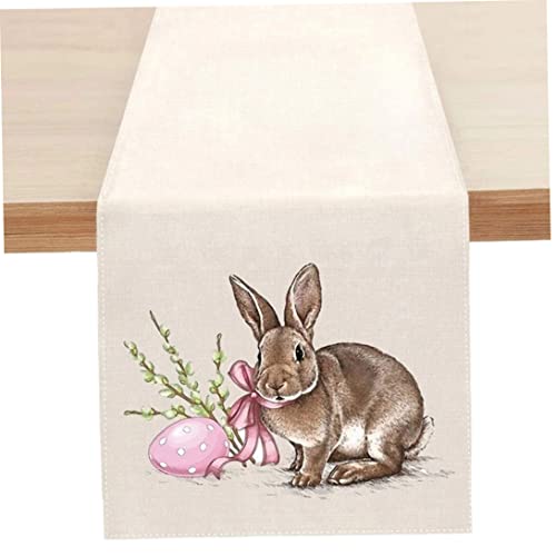 Csafyrt Osterhasen Tischläufer Blumen Feder Tischdecke Tischdekoration für Küchen Esszimmerstil 1 Csafyrt Osterhasen Tischläufer Blumen Feder Tischdecke Tischdekoration für Küchen Esszimmerstil 1 von Csafyrt