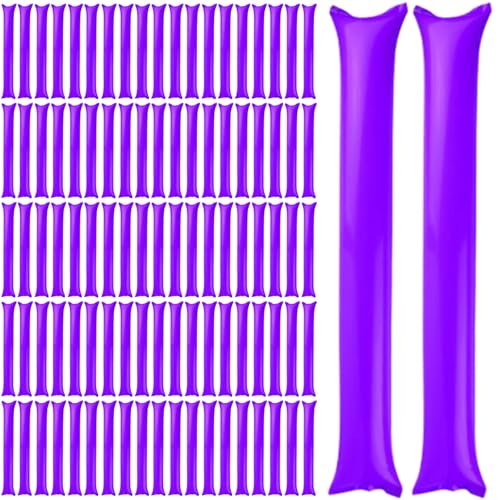 Csafyrt Thunder Sticks 100 PCs Boom Stick aufblasbare Spirit Sticks Cheerleading Plastic Boom Stick Lärmmacher für Sportveranstaltungen Tanz Basketball Fußball Purple Csafyrt Thunder Sticks 100 PCs Boom Stick aufblasbare Spirit Sticks Cheerleading Plastic Boom Stick Lärmmacher für Sportveranstaltungen Tanz Basketball Fußball Purple von Csafyrt