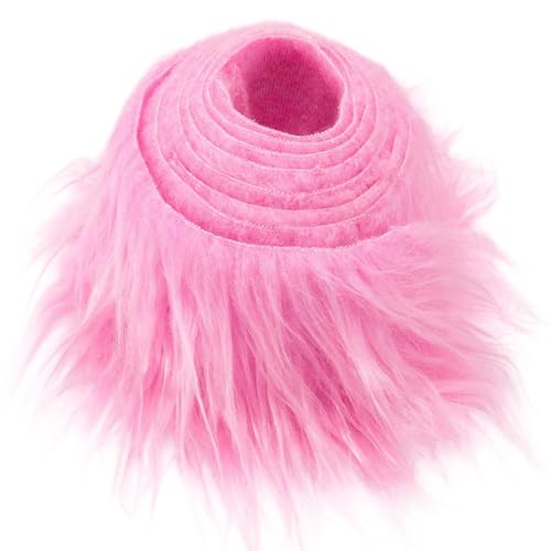 Flauschige Stoffverkleidung 5ft Weihnachten DIY Fauxpelzverkleidung für Kostüme Dekorationen Weiche Fuzzy -Stoffkante (Stil 4) von Csafyrt