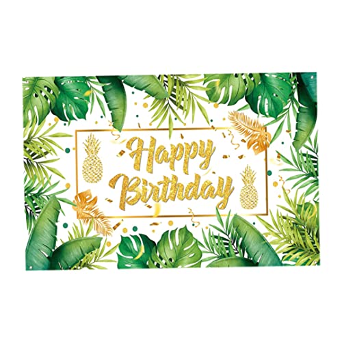 Palm Geburtstagdekorationen Tropische Party Banner Dekorationen Hawaiian Luau Geburtstagsfeier Hintergrund Dschungel Grüne Gold Blätter Geburtstagszeichen Hintergrund für Männer Frauen Partyzubehör 7 Palm Geburtstagdekorationen Tropische Party Banner Dekorationen Hawaiian Luau Geburtstagsfeier Hintergrund Dschungel Grüne Gold Blätter Geburtstagszeichen Hintergrund für Männer Frauen Partyzubehör 7 von Csafyrt