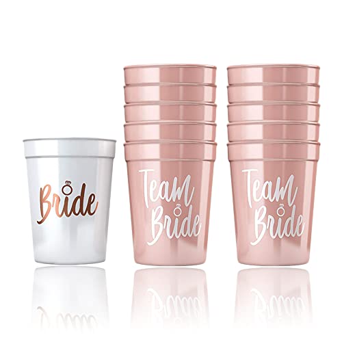 Csirnto Bride Tribe Cups 11 Stück, Party Braut Becher Dusche Becher Trinkbecher Rosa und Weiß Bachelorette Party Cups Brautjungfer Dekorationen für Junggesellenabschied Braut Party Party Becher Set Csirnto Bride Tribe Cups 11 Stück, Party Braut Becher Dusche Becher Trinkbecher Rosa und Weiß Bachelorette Party Cups Brautjungfer Dekorationen für Junggesellenabschied Braut Party Party Becher Set von Csirnto