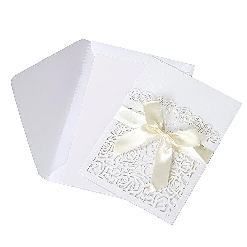 Csirnto Einladungskarten Hochzeit 10 Stück Weiss Einladungskarten Hochzeitseinladung Grusskarte mit Karten und Umschläge für Hochzeit Geburtstag Taufe Verlobung Party Csirnto Einladungskarten Hochzeit 10 Stück Weiss Einladungskarten Hochzeitseinladung Grusskarte mit Karten und Umschläge für Hochzeit Geburtstag Taufe Verlobung Party von Csirnto