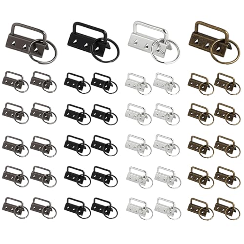 Csirnto Klemmschließeanhänger 40 Stück Klemmschließeanhänger 30mm Klemmschließeanhänger mit Schlüsselring Schlüsselband Rohlinge Schlüsselband Basteln Set zur Herstellung von Schlüsselbändern Csirnto Klemmschließeanhänger 40 Stück Klemmschließeanhänger 30mm Klemmschließeanhänger mit Schlüsselring Schlüsselband Rohlinge Schlüsselband Basteln Set zur Herstellung von Schlüsselbändern von Csirnto