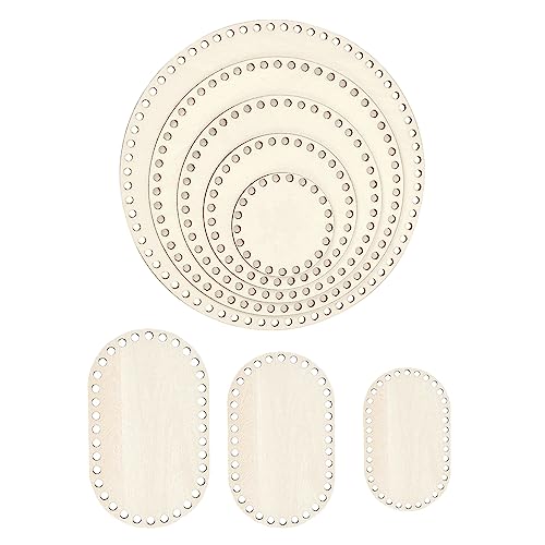 Csirnto Korbboden für Diy 8 Stück Korbflechten Liefert Korbboden für Rattan Holzkorb-Basis-Set Basis Crochet Basket Selfmade Korbboden Holzboden Korbboden für DIY Korbflechten Häkelzubehör Csirnto Korbboden für Diy 8 Stück Korbflechten Liefert Korbboden für Rattan Holzkorb-Basis-Set Basis Crochet Basket Selfmade Korbboden Holzboden Korbboden für DIY Korbflechten Häkelzubehör von Csirnto