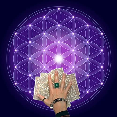 Csnbfiop 23x23In Brettspiel Karten Tischdecken Magier Tägliches Pad Tarot Tischdecke Wahrsagerei Tarot Tischdecke von Csnbfiop
