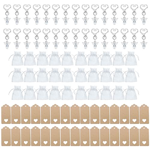 Csnbfiop 30 Teile/satz Engel Schlüsselbund Bevorzugung Organza Geschenk Taschen Kraft Tags Für Gäste Bevorzugung Baby Dusche Hochzeit Geburtstag Party Csnbfiop 30 Teile/satz Engel Schlüsselbund Bevorzugung Organza Geschenk Taschen Kraft Tags Für Gäste Bevorzugung Baby Dusche Hochzeit Geburtstag Party von Csnbfiop