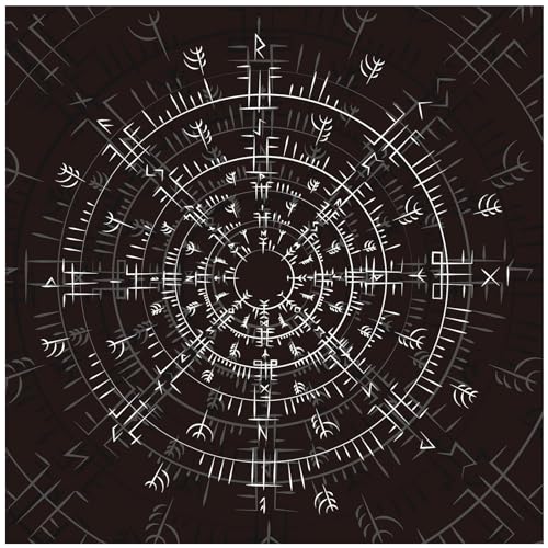 Csnbfiop Quadratisches Flanell Tarot Tuch Brettspiel Pad Astrologische Orakel Pad Tischdecke Kartenmatte Wahrsagerei Tischdecke von Csnbfiop