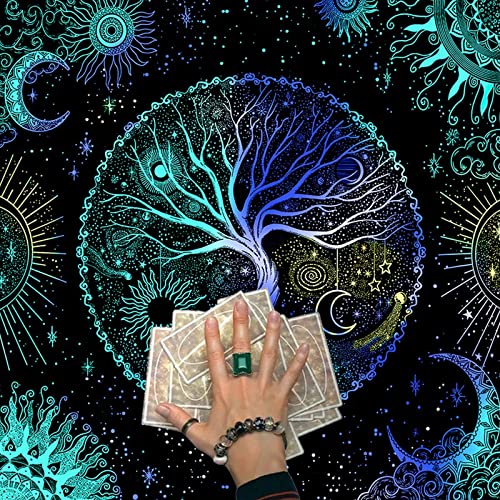 Csnbfiop Weissagungen Karten Tischdecke Wandteppich Bäume Tarot Karte Tischdecke Astrologie Tarot Deck Tuch Csnbfiop Weissagungen Karten Tischdecke Wandteppich Bäume Tarot Karte Tischdecke Astrologie Tarot Deck Tuch von Csnbfiop