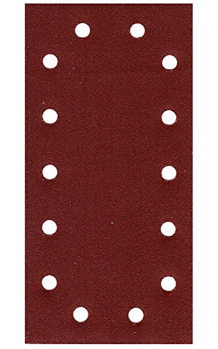 50er Pack Schleifpapier Schleifblatt 115 x 230mm 14 Loch Körn.= 40 Schwingschleifer Winkelschleifer von Ct&t Industrie