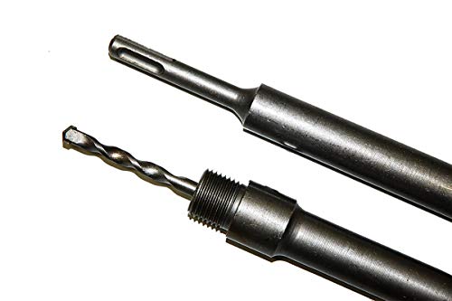 SDS PLUS Diamantbohrkrone DM 32-150 mm L 200 mm Kernbohrkrone Kernbohrer M22 mit Spitzgewinde für Bohrhammer (Verlängerung L 300mm) von Ct&t Industrie