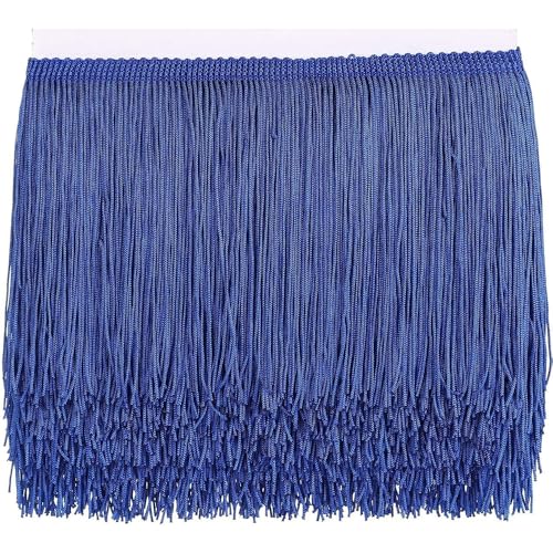 Fransenborte mit Quaste, Nähborte für lateinamerikanische Kleider, Lampenschirm, Dekoration, Blaugrün, 9,1 m x 15,2 cm Fransenborte mit Quaste, Nähborte für lateinamerikanische Kleider, Lampenschirm, Dekoration, Blaugrün, 9,1 m x 15,2 cm von Ctallthy