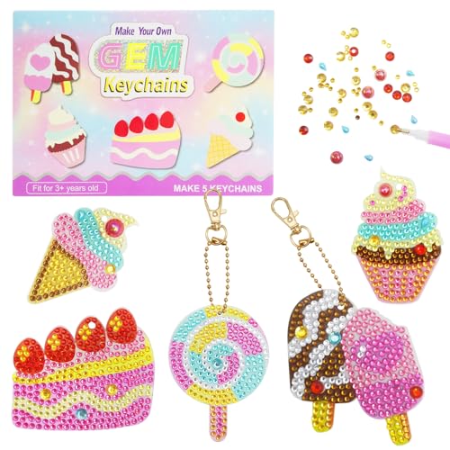 Cuackamily 5D Diamond Painting Schlüsselanhänger, Basteln Mädchen 6-12 Jahre, Basteln Sie Ihre eigenen GEM-Schlüsselanhänger DIY Diamant Kreativset Mädchen Bastelset Kinder Spielzeug Geschenke Cuackamily 5D Diamond Painting Schlüsselanhänger, Basteln Mädchen 6-12 Jahre, Basteln Sie Ihre eigenen GEM-Schlüsselanhänger DIY Diamant Kreativset Mädchen Bastelset Kinder Spielzeug Geschenke von Cuackamily