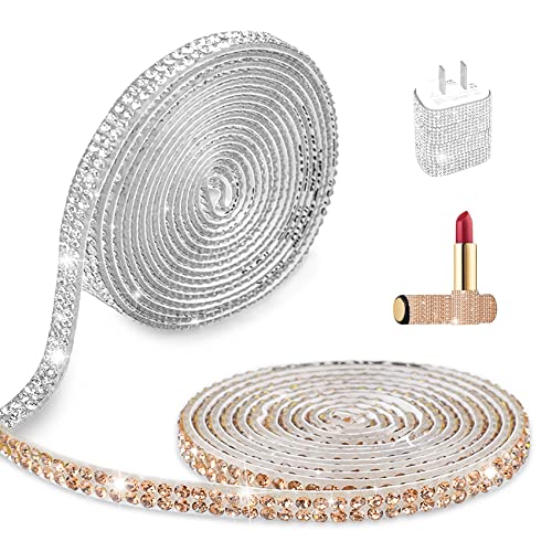 2 Rollen Glitzersteine Selbstklebend Strassband, Rhinestones Glitzer Sticker Strassband Selbstklebend DIY Kristall Aufkleber für Kunsthandwerk Party Hochzeit Auto Telefon Dekoration 2 Rollen Glitzersteine Selbstklebend Strassband, Rhinestones Glitzer Sticker Strassband Selbstklebend DIY Kristall Aufkleber für Kunsthandwerk Party Hochzeit Auto Telefon Dekoration von Cuayaes