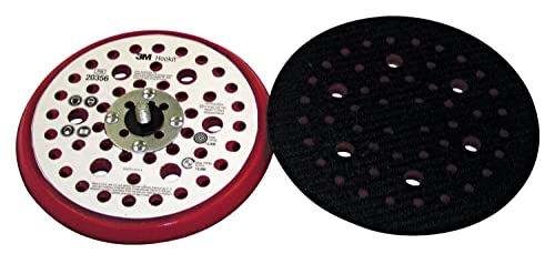 Cubitron 3M Hookit Clean Schleifscheiben-Pad, niedriges Profil, 52 Löcher, für Schwing- und Exzenterschleifer, Haken- und Schlaufenbefestigung, 15,2 x 0,9 x 0,9 x 0,5 x 0,5 x 0,5 x 1,5 cm, 20356, Rot von Cubitron