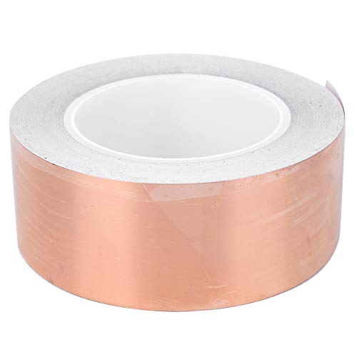 CUFAEE -Kupferfolienklebeband, elektrische Singleconductor -Schild -Leitfähigkeit für Gitarre, Kunsthandwerk, elektrische Reparaturen und Erdung (30M) von Cufaee