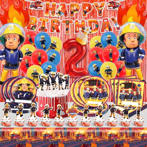 Feuerwehr Geburtstag Deko 2 Jahre,Feuerwehrauto Party Luftballon,Feuerwehrmann Deko Kindergeburtstag Jungen Mädchen,Feuerwehr Ballon Helium,Feuerwehrauto Themed Dekoration Kit mit Teller Serviette Feuerwehr Geburtstag Deko 2 Jahre,Feuerwehrauto Party Luftballon,Feuerwehrmann Deko Kindergeburtstag Jungen Mädchen,Feuerwehr Ballon Helium,Feuerwehrauto Themed Dekoration Kit mit Teller Serviette von Cuidongsheng