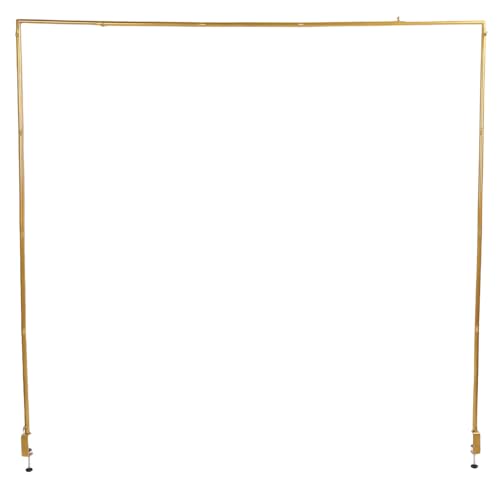 Cuifati Tischbogen Hanging Ständer, Robuster Tischballon -Bogen -Stand Multi Purpose Iron Verstellbar für Partyhochzeiten (GOLD) von Cuifati