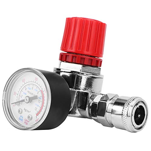 Luftdruckregler, Druckregelventil-Steuerventilmessgerät mit Stecker/Buchse, Luftkompressor-Druckregler für Luftkompressor Luftdruckregler, Druckregelventil-Steuerventilmessgerät mit Stecker/Buchse, Luftkompressor-Druckregler für Luftkompressor von Cuifati