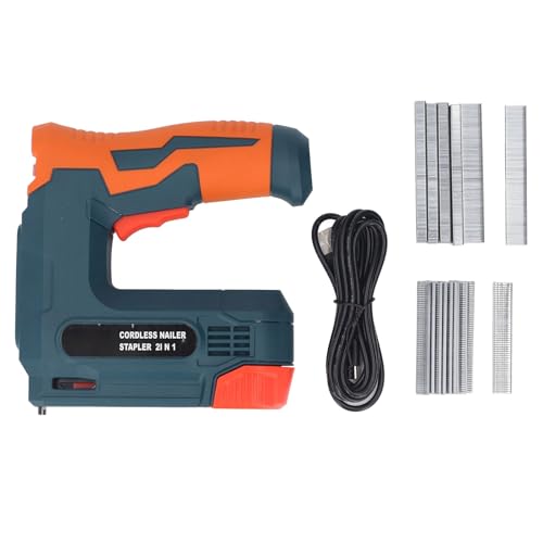 Schnurlose Nagelpistolenbatterie, 2000 MA Lithium -Batterie, 3 Sicherheitsschalter und Ladegerät, 2 in 1 Brad Nailer Heftle Pistole für Polster, Holzbearbeitung und Schreinerei Schnurlose Nagelpistolenbatterie, 2000 MA Lithium -Batterie, 3 Sicherheitsschalter und Ladegerät, 2 in 1 Brad Nailer Heftle Pistole für Polster, Holzbearbeitung und Schreinerei von Cuifati