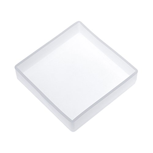 Cuigu Silikonform zum Basteln, quadratisch, rechteckig, Spiegel-Modell, Epoxidharz, Handwerk, Schmuck, Dekoration (A) von Cuigu