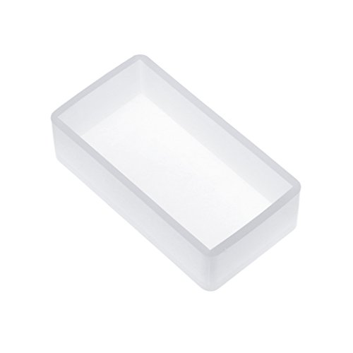 Cuigu Silikonform zum Basteln, quadratisch, rechteckig, Spiegel-Modell, Epoxidharz, Handwerk, Schmuck, Dekoration (F) von HUHIK
