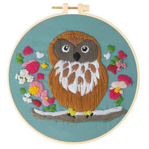 Culberta Eulen-Stickerei-Set Culberta Eulen-Stickerei-Set von Culberta
