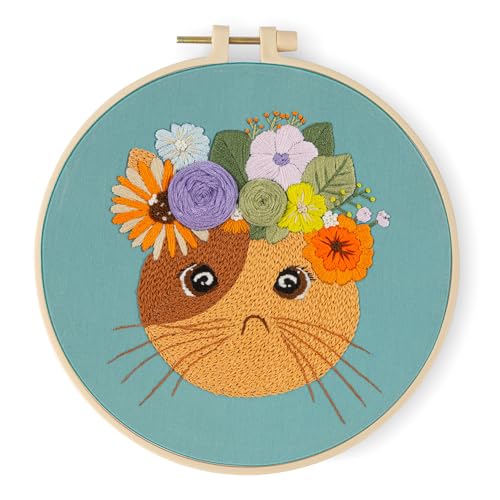 Culberta Stickset für erwachsene Anfänger, 1er-Pack (Katze) von Culberta