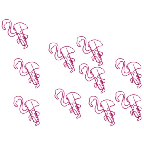 10 Stück Sweet Pink Flamingo Lesezeichen Büroklammer Schule Bürobedarf von Culer